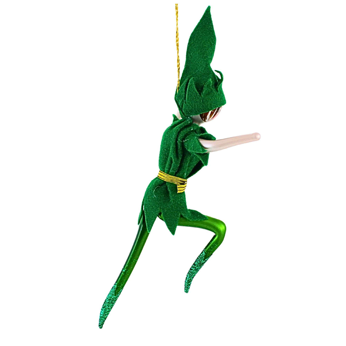 De Carlini Italian Ornaments Flying Peter Pan - - SBKGifts.com