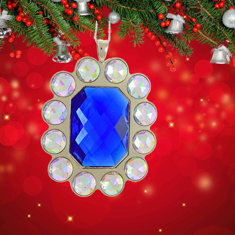 Holiday Ornament Sapphire Royal Wedding Ornament - - SBKGifts.com