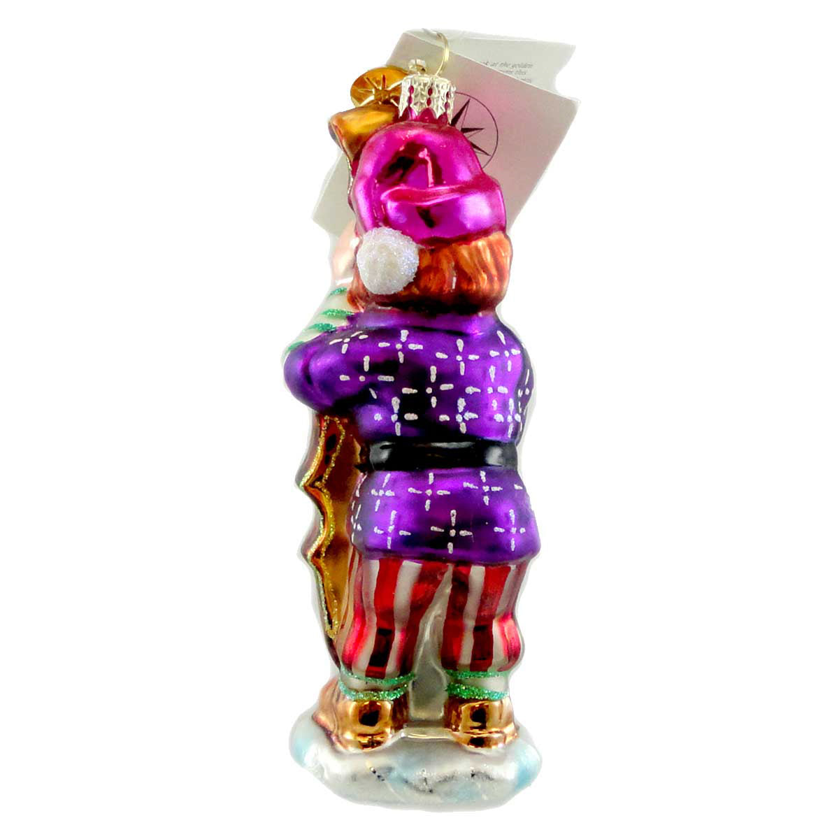 Christopher Radko Santa And The Elf Tones - - SBKGifts.com