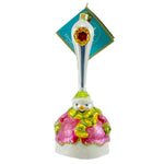 Christopher Radko Frosty Ringer Blown Glass Ornament Snowman Bell (1530)