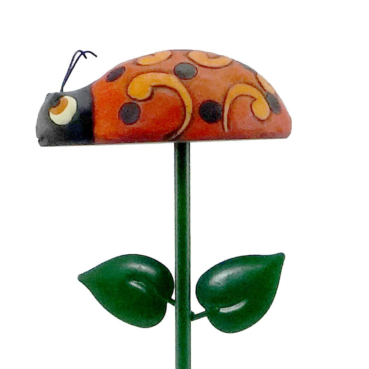 (15647) Ladybug Plant Stick