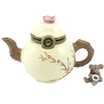 Boyds Bears Resin Camomilles Tea Time With Steep Polyresin Treasure Box 4027342 (15653)