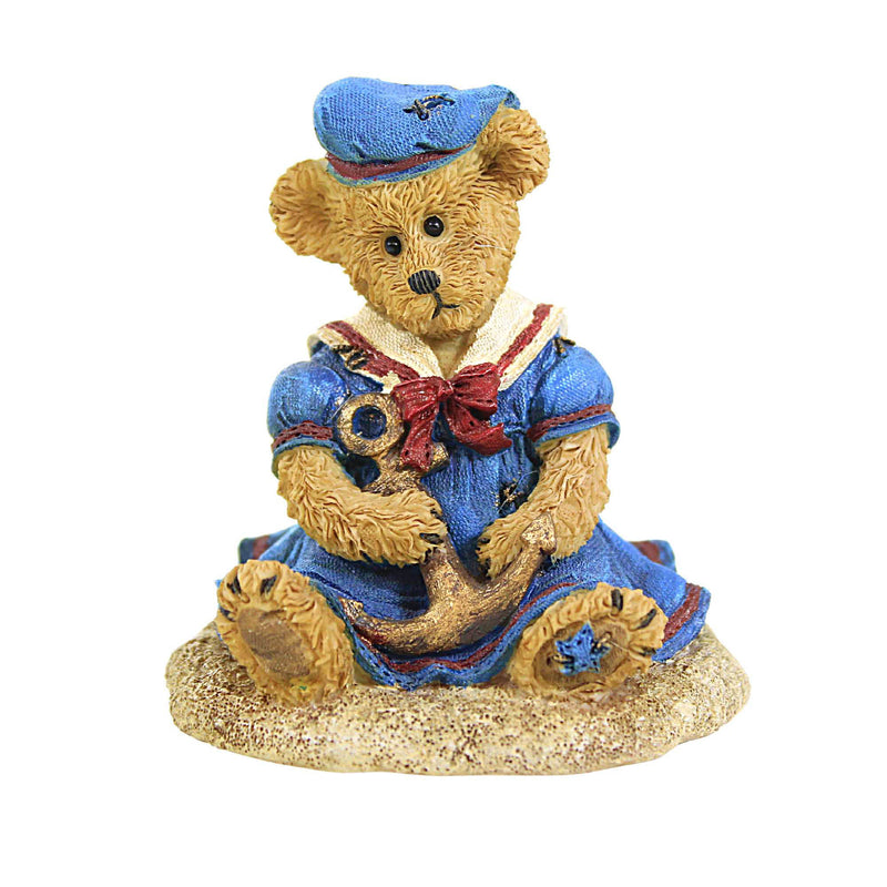 Boyds Bears Resin Shelly C Starboard Anchors Away - 1 Figurine 3 Inch, Resin - Bearstone 4027334 (15657)