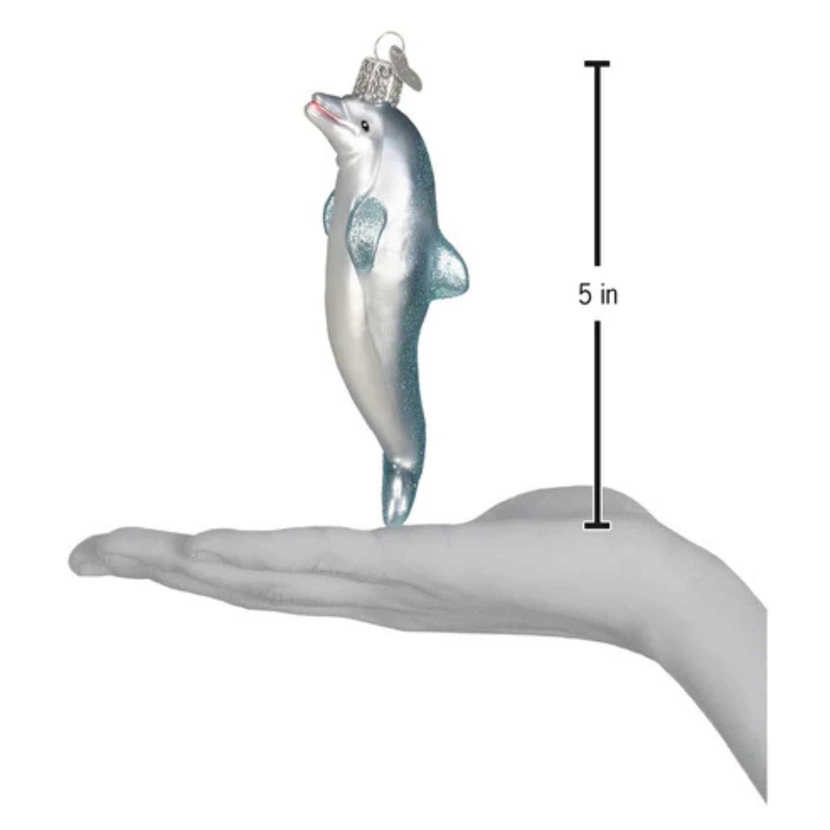 Old World Christmas Playful Dolphin - - SBKGifts.com
