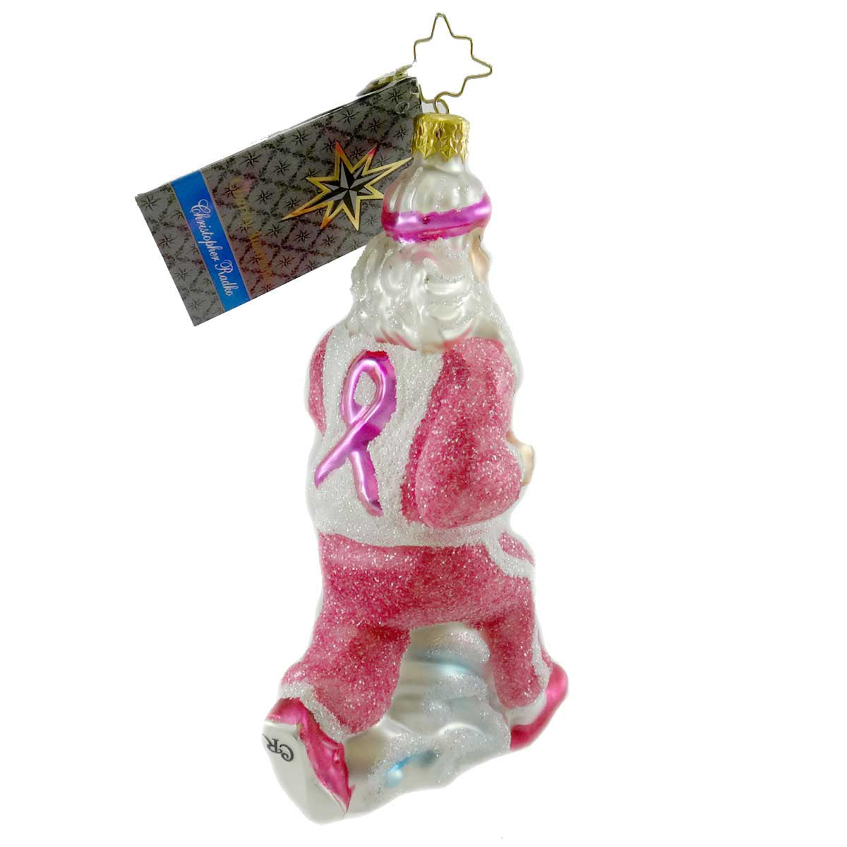 Christopher Radko Pink Power Walk - - SBKGifts.com