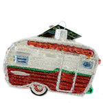 Old World Christmas Travel Trailer Glass Ornament Camping 46041 (15769)