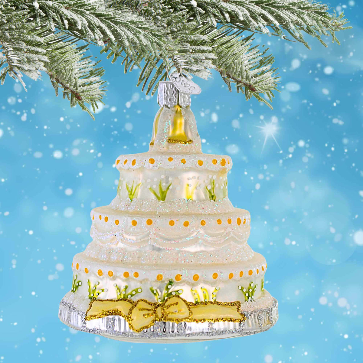 Old World Christmas Wedding Cake. - - SBKGifts.com