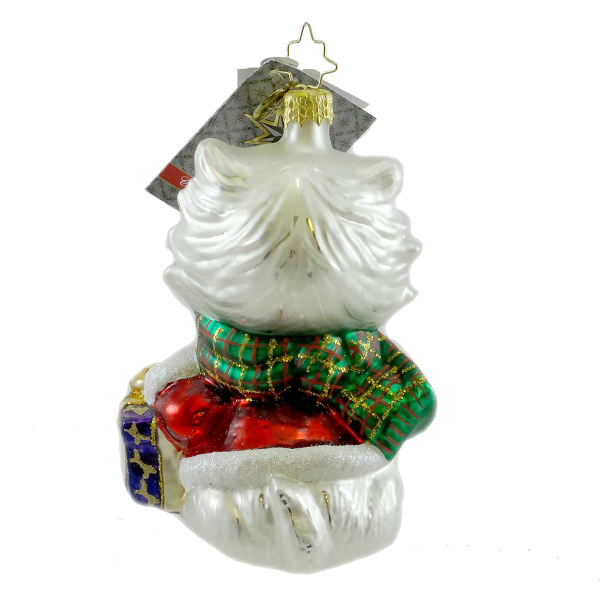 Christopher Radko Westie Noel - - SBKGifts.com