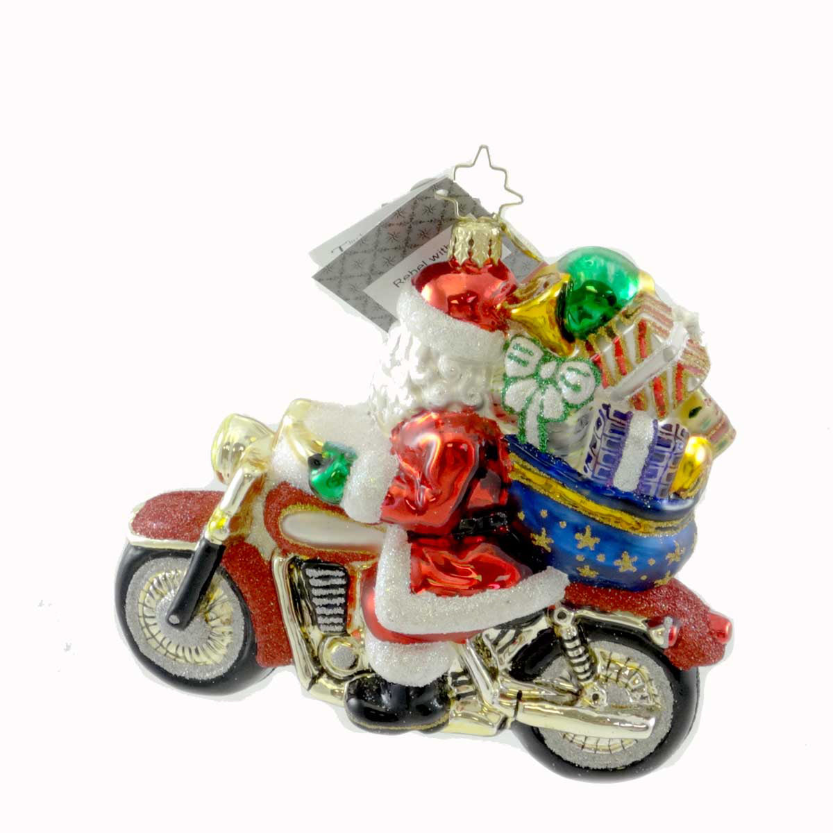 Christopher Radko Rebel With A Claus - - SBKGifts.com