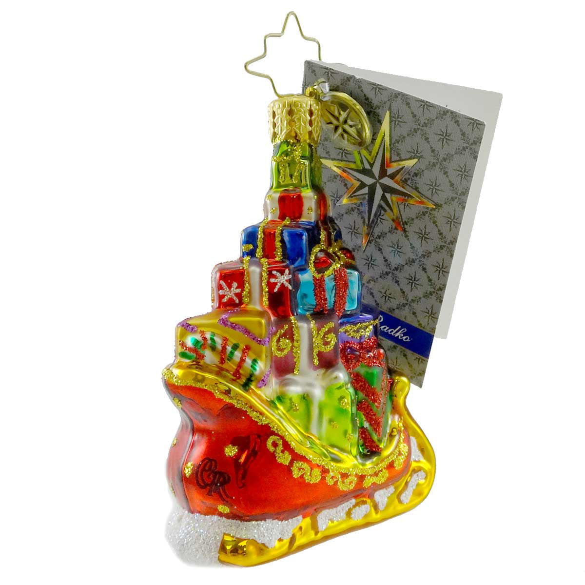 Christopher Radko Tip Top Toboggan Gem - - SBKGifts.com