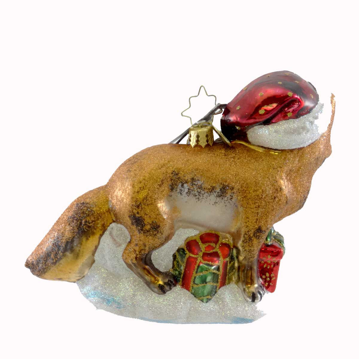 Christopher Radko Festive Fox - - SBKGifts.com