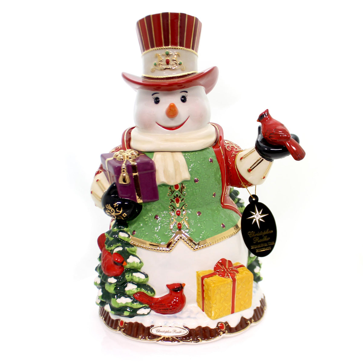 (16043) Regal Snowman Cookie Jar