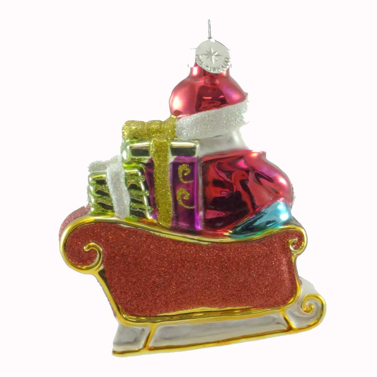 Christopher Radko Santa Sleigh 2011 - - SBKGifts.com