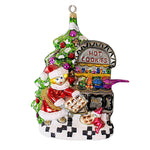 Larry Fraga Hot Cookies Blown Glass Christmas Ornament Mrs Claus 436 (16239)