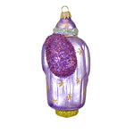 Larry Fraga Purple Santa Glittered - - SBKGifts.com