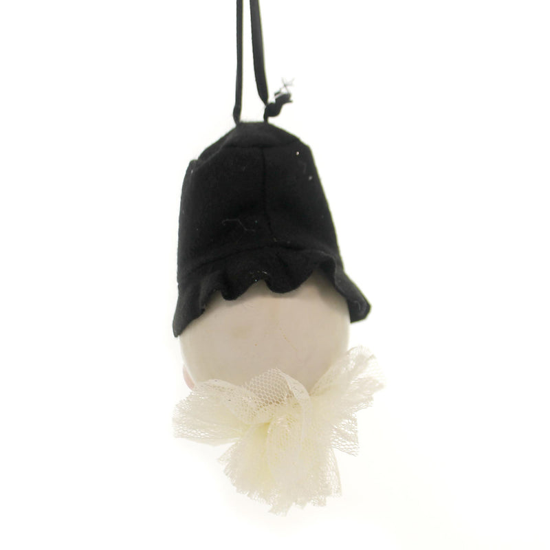 Christmas Top Hat Snowman Head Ornament - - SBKGifts.com