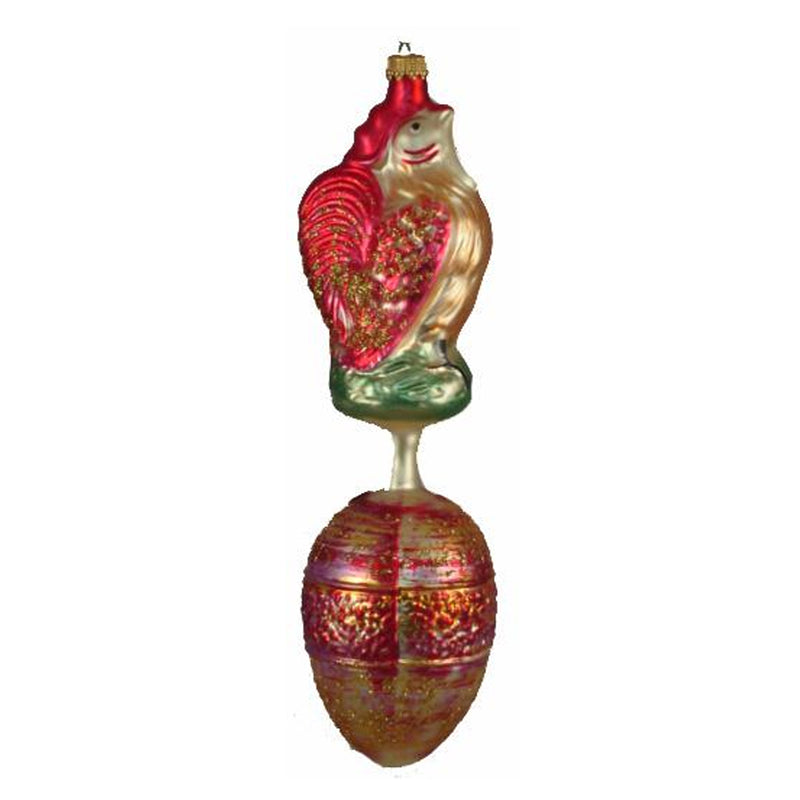 Larry Fraga Rooster On Egg - - SBKGifts.com