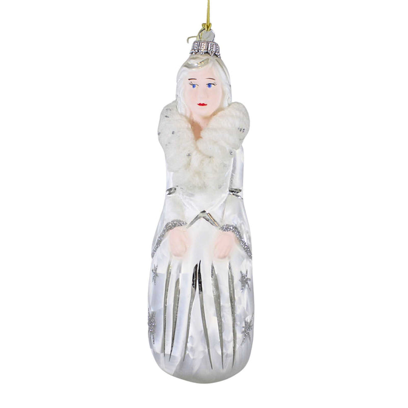 Larry Fraga Designs Snow Princess - 1 Ornament 7.5 Inch, Glass - Ornament Christmas 5050 (16536)