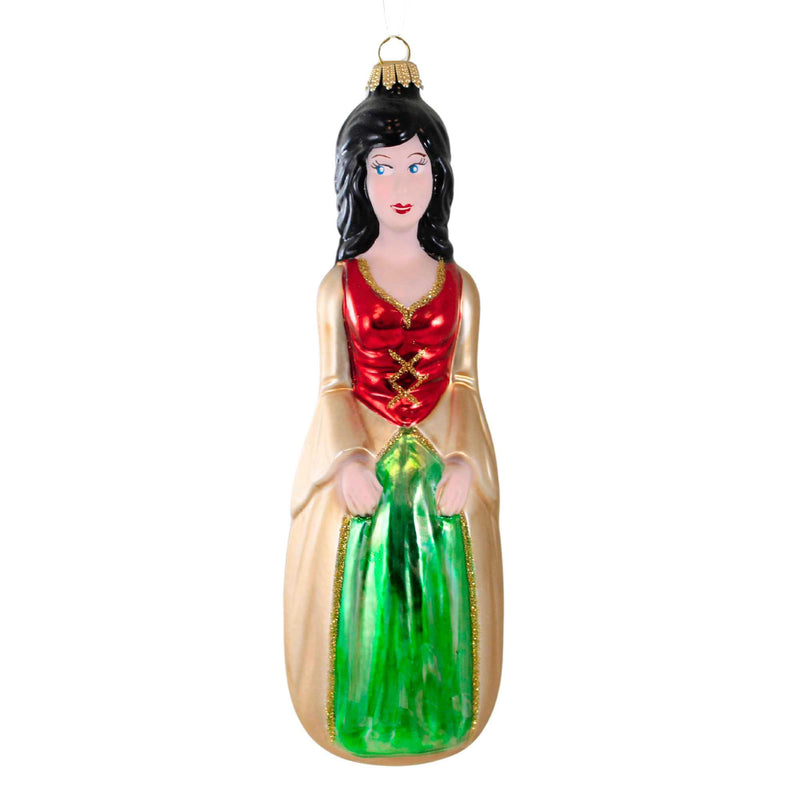 Snow White - 7.75 Inch, Glass - Christmas Ornament Dwarves 5132 (16753)