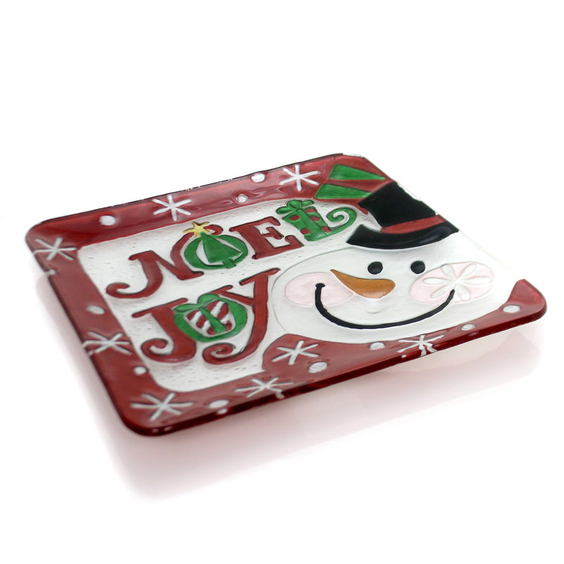 Tabletop Snowman Fusion Plate - - SBKGifts.com