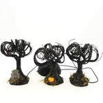Haunted Sounds Lit Trees Set/3 - 25 Inch, Resin - Halloween Lighted 4025410 (17127)