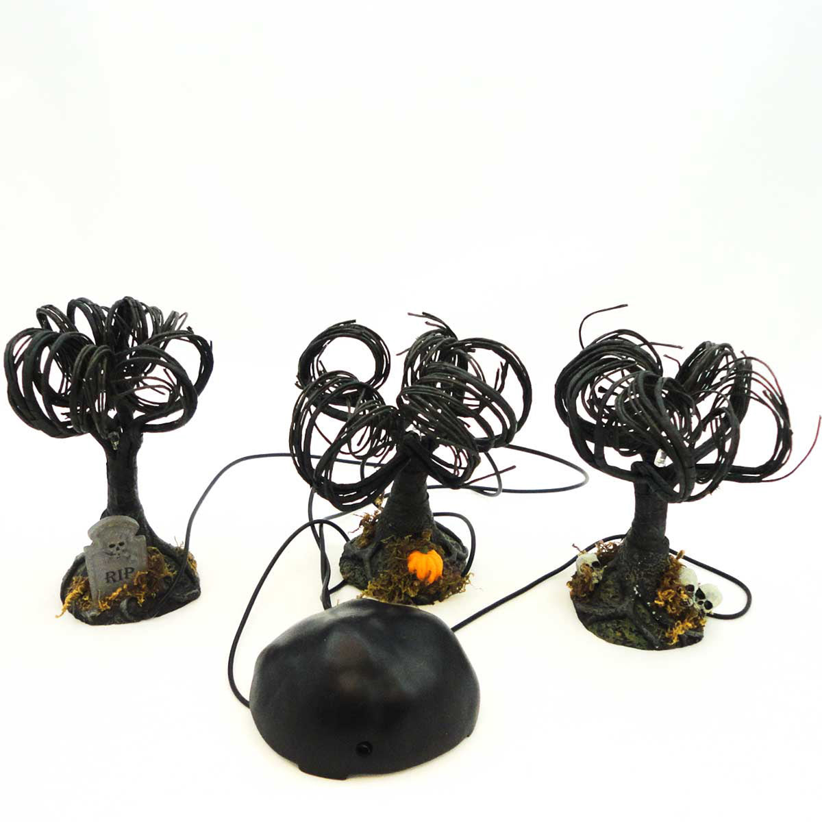 Dept 56 Accessories Haunted Sounds Lit Trees Set/3 - - SBKGifts.com
