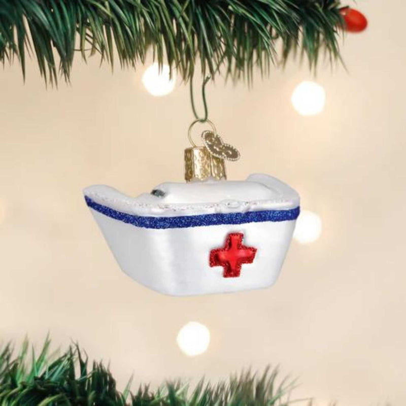 Old World Christmas Nurse's Cap - - SBKGifts.com