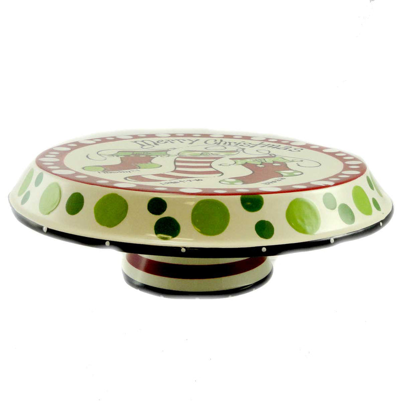 Tabletop Chip And Dip Christmas Plate - - SBKGifts.com