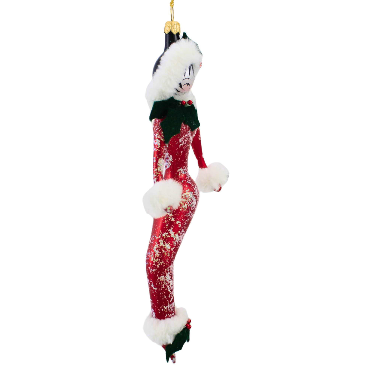 De Carlini Italian Ornaments Mistletoe Mermaid - - SBKGifts.com
