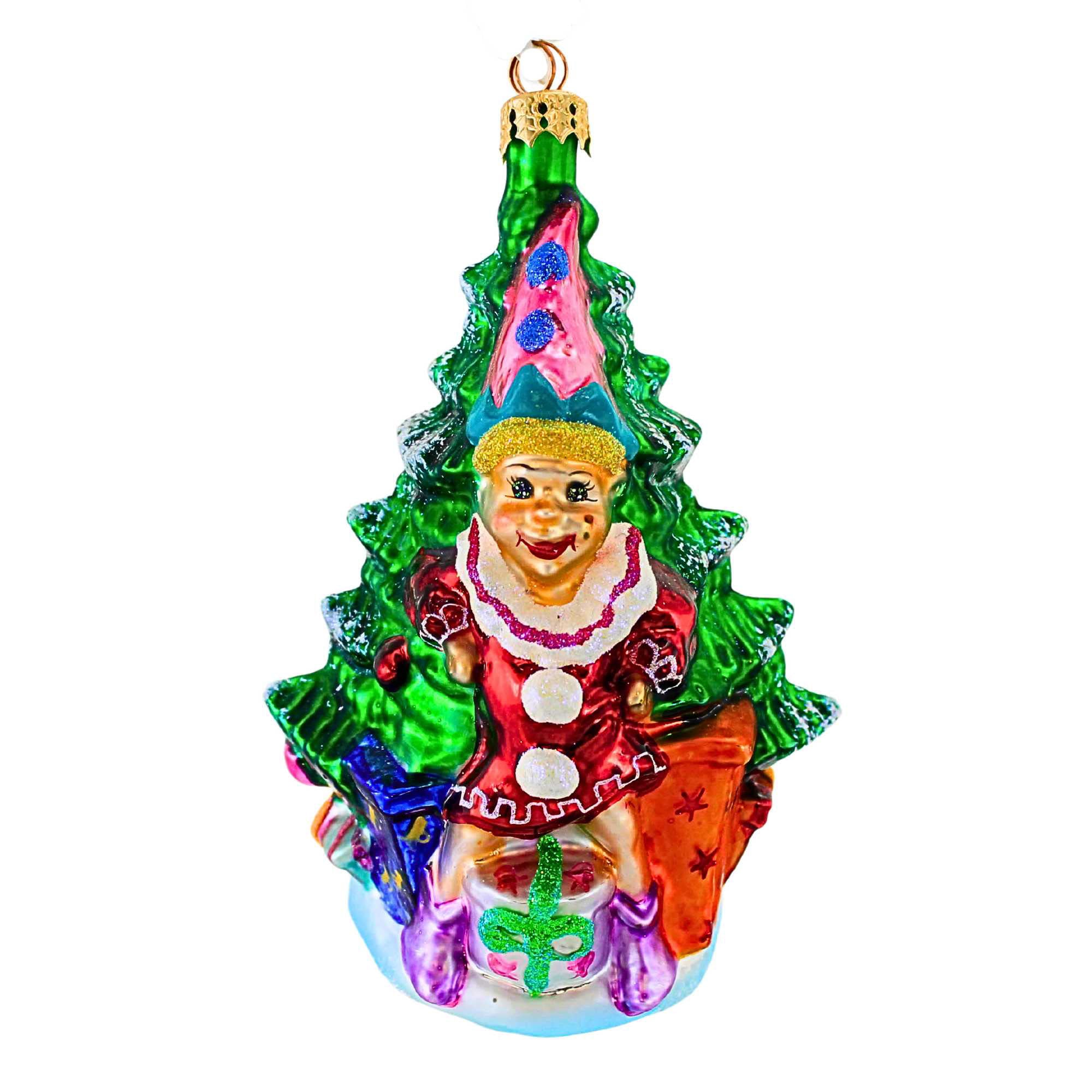 Christopher Radko Company 5.25In Elmsford The Elf, Glass, Ornament