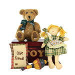 Boyds Bears Plush Toy Box Of Friendship Memories - One Box Of Plush 7.5 Inch, Polyester - Rag Doll Top Teddy 910022B (18455)