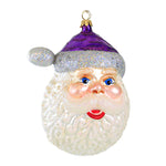 Larry Fraga Designs Chubby Cheeks - 1 Ornament 6.75 Inch, Glass - Ornament Christmas Santa 330 (18583)