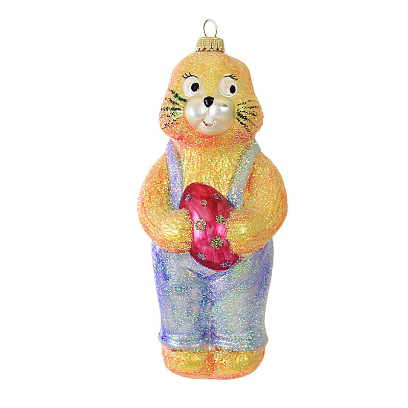 Larry Fraga Designs Sparkle Bunny - 1 Ornament 7 Inch, Glass - Ornament Easter Spring Rabbit 5162 (18686)