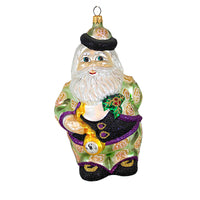 (18696) Larry Fraga Designs Bursting With Pride, 6.50 Inch, Ornament Christmas Santa Floral 5821