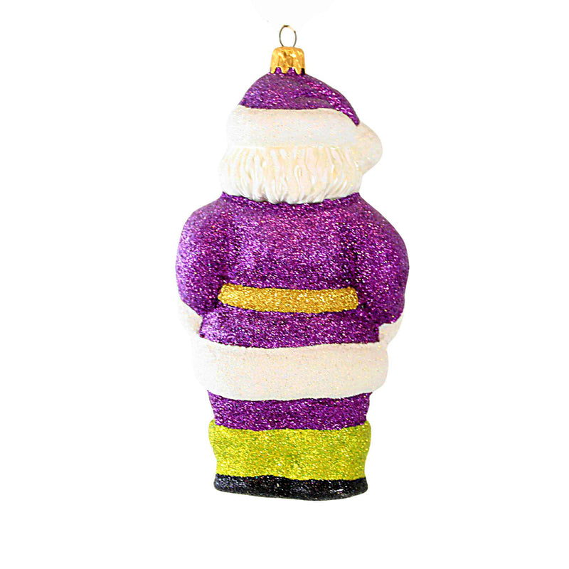 Larry Fraga Lavender Plum Santa - - SBKGifts.com