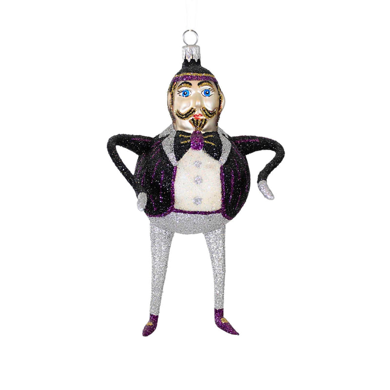 Larry Fraga The Butler Did It! Blown Glass Ornament Halloween Spooky 5882 (18732)