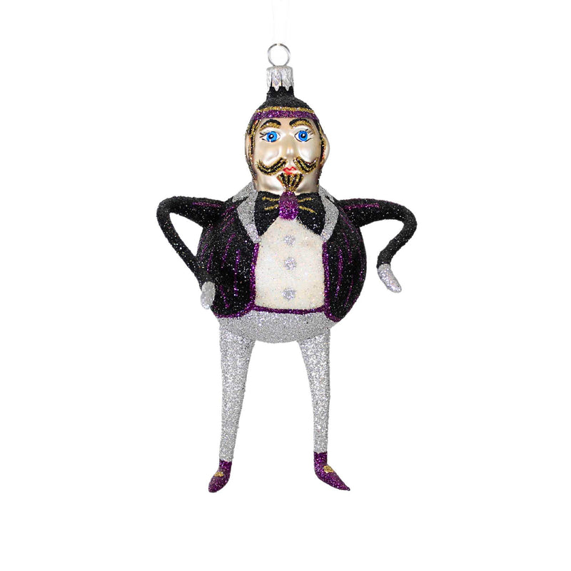 Larry Fraga Designs The Butler Did It! - 1 Ornament 6 Inch, Glass - Ornament Halloween Spooky 5882 (18732)
