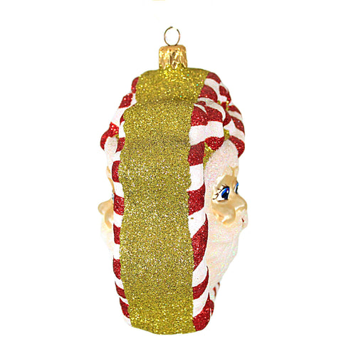 Larry Fraga Candy Cane Santa - - SBKGifts.com