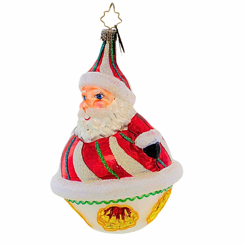Christopher Radko Roly Poly Santa - - SBKGifts.com