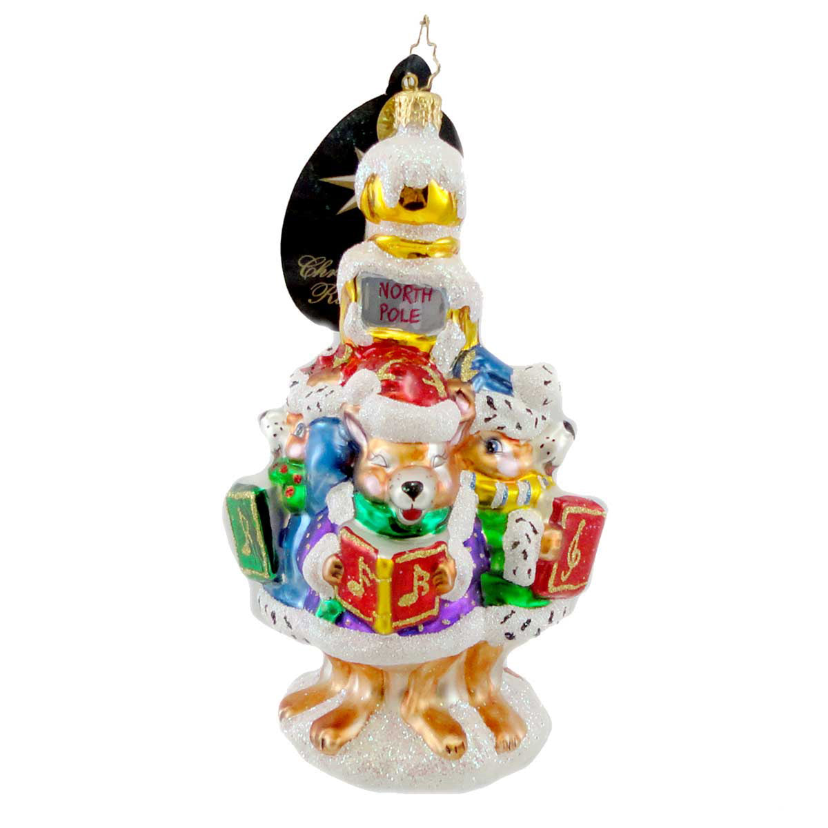 Christopher Radko Deer A Caroling - - SBKGifts.com