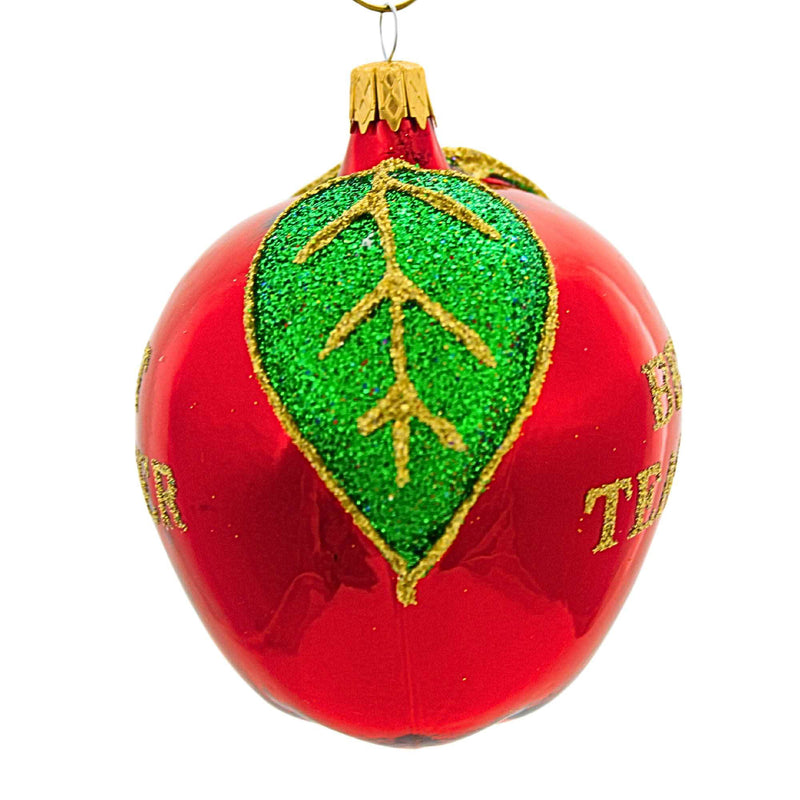 Kurt S. Adler Best Teacher Apple - - SBKGifts.com