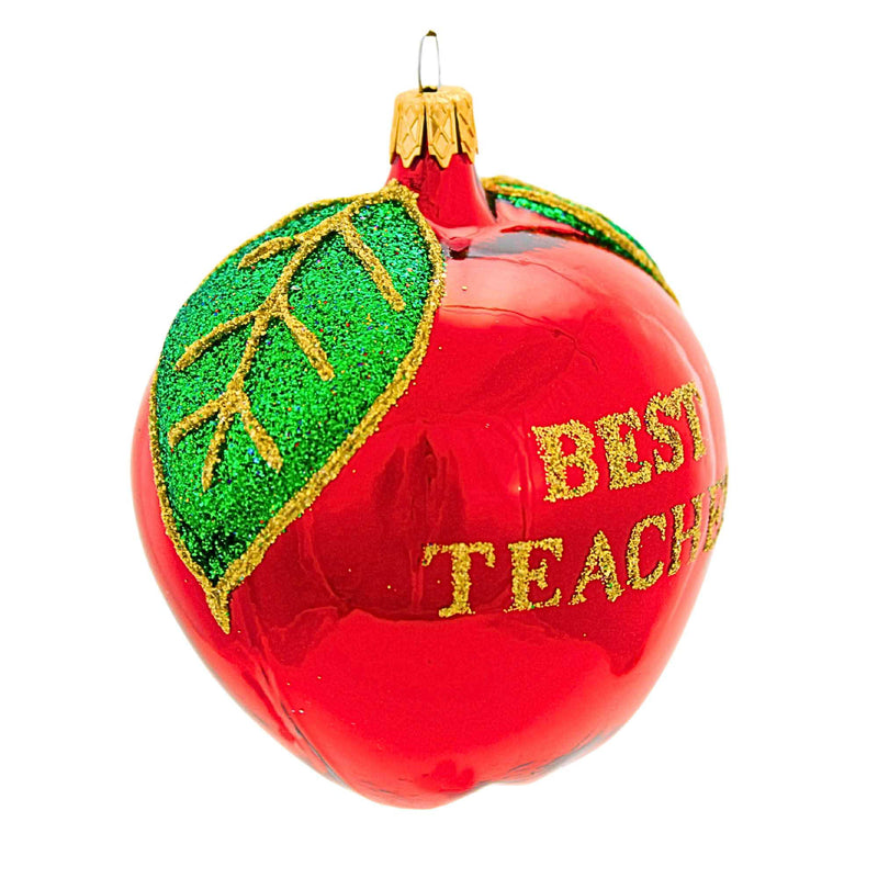 Kurt S. Adler Best Teacher Apple - - SBKGifts.com
