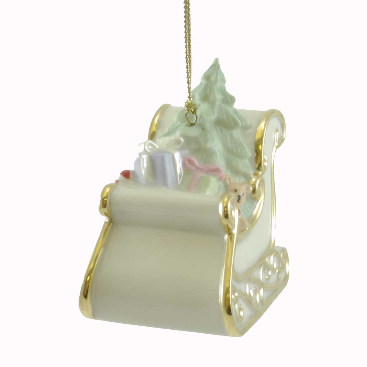 Holiday Ornament Sleigh - - SBKGifts.com