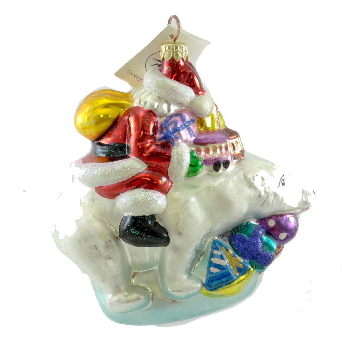 Christopher Radko Riding Bearback - - SBKGifts.com