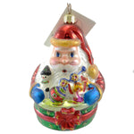 Christopher Radko Santa's Favorites Glass Ornament Snowman Toys Box (19900)