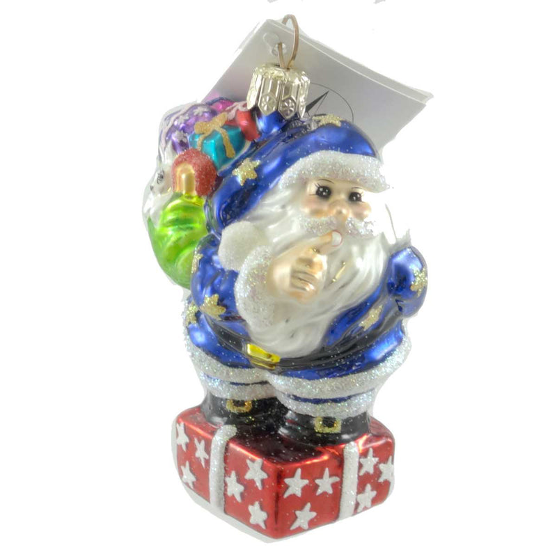Christopher Radko Secret Santa Jr Glass Ornament Presents Christmas (19901)