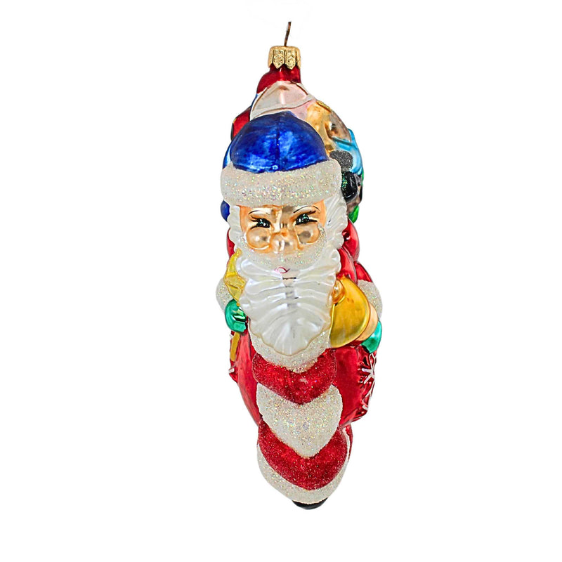 Christopher Radko Santa Slim - - SBKGifts.com