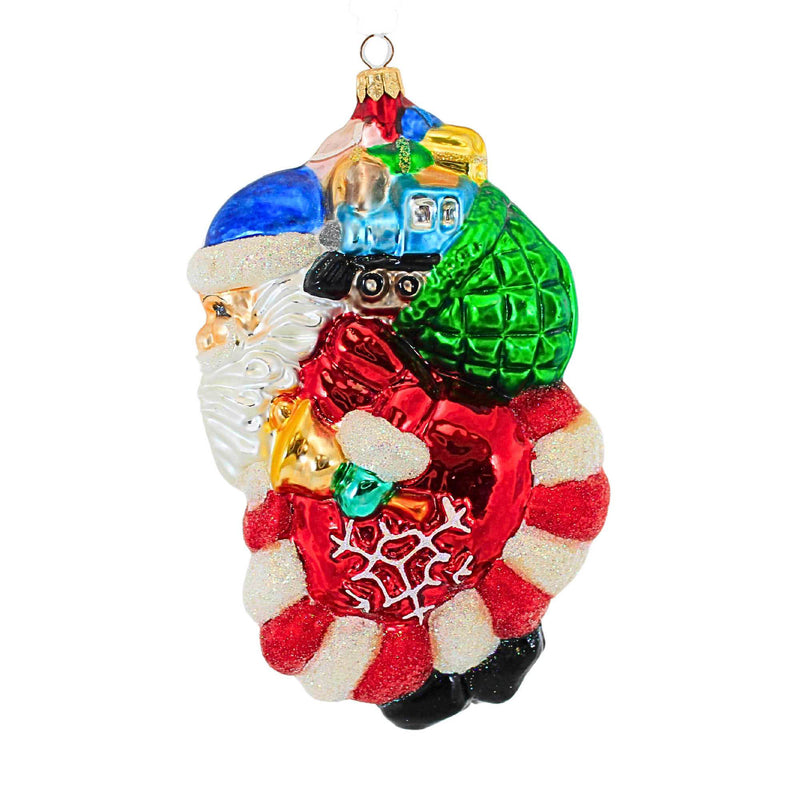 Christopher Radko Santa Slim - - SBKGifts.com