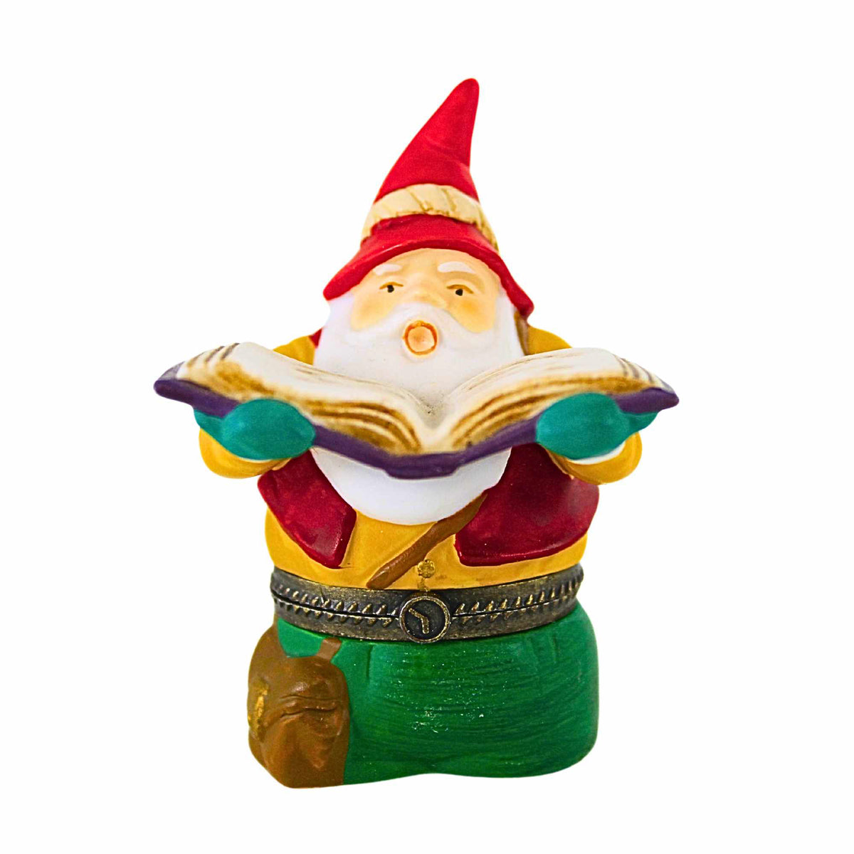 (19960) Caroling Elf Hinged Box