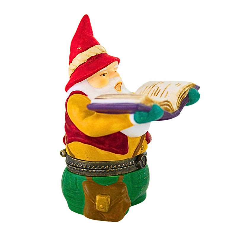 Enesco Caroling Elf Hinged Box - - SBKGifts.com